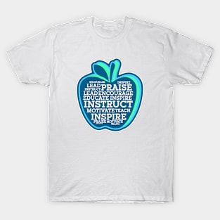 Inspirational apple teacher T-Shirt